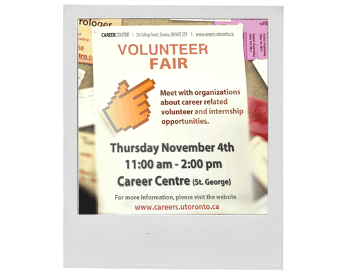 UofT Career Centre screenshot sample of the new website. Showing layout and design